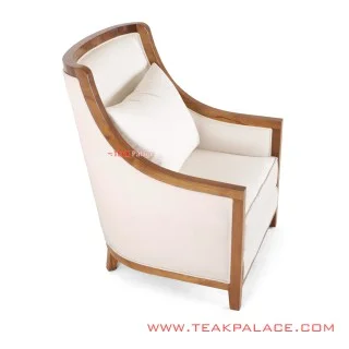 Kursi Tamu Putih Jati Solid Amarytha Minimalis