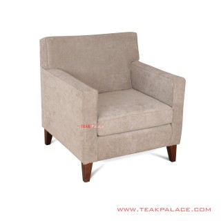Depok Single Sofa Minimalist Teak Wood