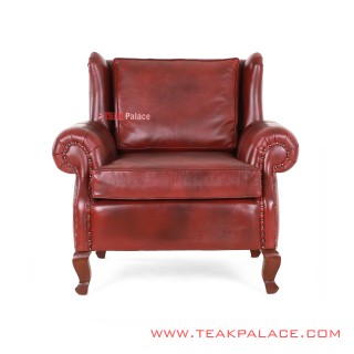 Single Sofa Minimalist Teak Wood Black Walnut Sella Series Oscar Leather Single Sofa Minimalist Teak Wood Black Walnut Sella Series Oscar Leather