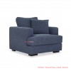 Sofa Tamu Single Truman Denim Minimalis sofa tamu single truman denim minimalis 69