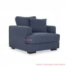 Sofa Tamu Single Truman Denim Minimalis sofa tamu single truman denim minimalis 69