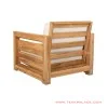 Sofa Tamu Single Minimalis Betawi Natural
