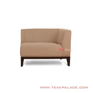 Sofa Single Sudut Jati Aries Minimalis 