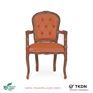 Armchair Kursi Ukir Jati Victorian TKDN