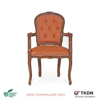 Armchair Kursi Ukir Jati Victorian TKDN