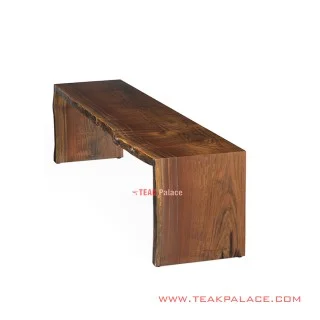 Bangku Makan Kayu Jati Salak Brown Seri Nunung