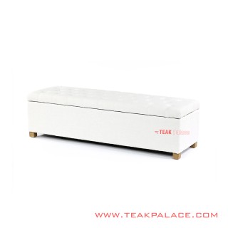 Marleti Series Minimalist Natural White Stool