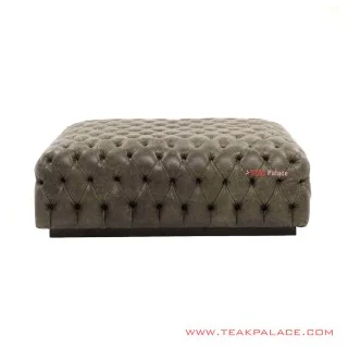 Chesterfield Pouf Minimalis Oscar Mocha