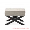 Stool Hitam Jati Minimalis Andriana Cream stool hitam jati minimalis andriana cream 60