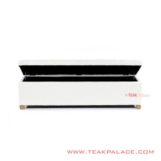 Marleti Series Minimalist Natural White Stool Marleti Series Minimalist Natural White Stool