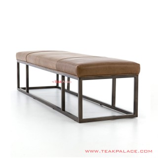 Porch Bench Monica Minimalist Iron Frame