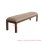 Minimalist Cream Rasya Jati Terrace Bench