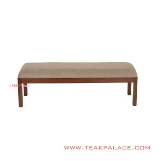 Bangku Teras Rasya Jati Minimalis Cream