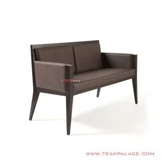 Bangku Teras Jati Kiano Black Walnut Minimalis