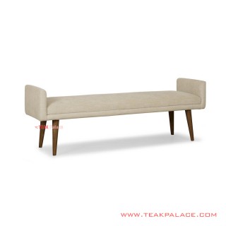 Bangku Jok Teras Minimalis Cerry Jati Salak Brown