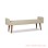 Minimalist Terrace Bench Seats Cerry Teak Salak Brown
