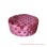 Bangku Sofa Chester Bundar Kain pink