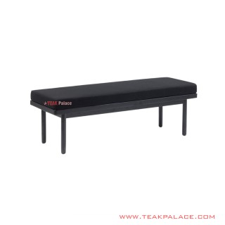 Ottoman Black Malika Minimalist Series