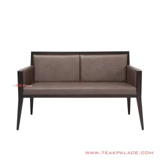 Bangku Teras Jati Kiano Black Walnut Minimalis Bangku Teras Jati Kiano Black Walnut Minimalis