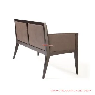 Bangku Teras Jati Kiano Black Walnut Minimalis