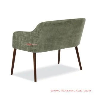 Bangku Tamu Zafia Hijau Minimalis Jati