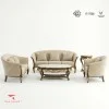 Set Sofa Kayu Jati Mewah Seri Begawan 321 Top Marmer – Elegan & Klasik Modern