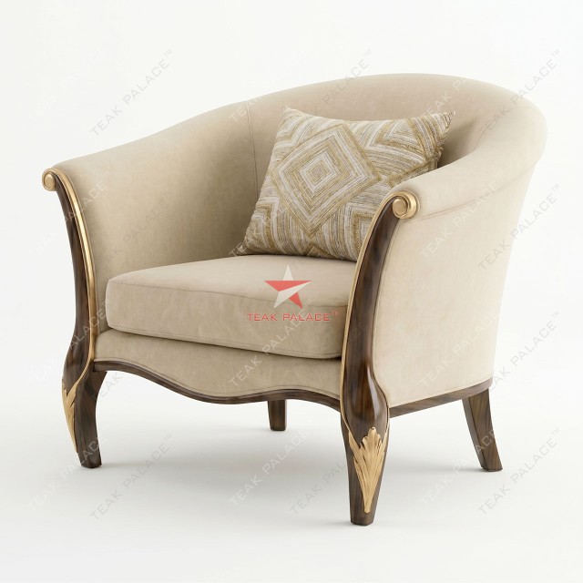 Sofa Single Mewah Kayu Jati Minimalis Modern Seri Begawan Sofa Single Mewah Kayu Jati Minimalis Modern Seri Begawan