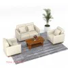 Minimalist Sofa 211 Teak TKDN Benson Cream minimalist sofa 211 teak tkdn benson cream 59