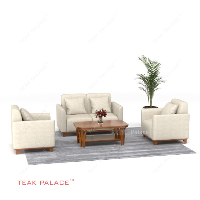 Kursi Minimalis 211 Jati TKDN Benson Krem