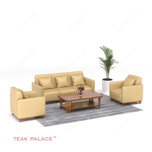 Sofa 311 TKDN Benson Kulit Sintetis Warna Mocca