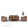Brown Synthetic Leather Sofa 3211 Benson TKDN Modern Design brown synthetic leather sofa 3211 benson tkdn modern design 54