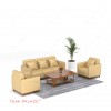 Modern Sofa 311 TKDN Benson Synthetic Leather Mocha Color modern sofa 311 tkdn benson synthetic leather mocha color 56