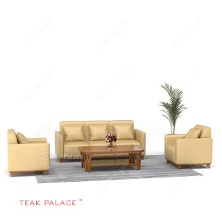 Sofa 311 TKDN Benson Kulit Sintetis Warna Mocca