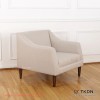 Cellini Minimalist Single Sofa Cream Fabric TKDN cellini minimalist single sofa cream fabric tkdn 67