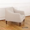 Cellini Minimalist Single Sofa Cream Fabric TKDN cellini minimalist single sofa cream fabric tkdn 68