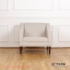 Cellini Minimalist Single Sofa Cream Fabric TKDN cellini minimalist single sofa cream fabric tkdn 69