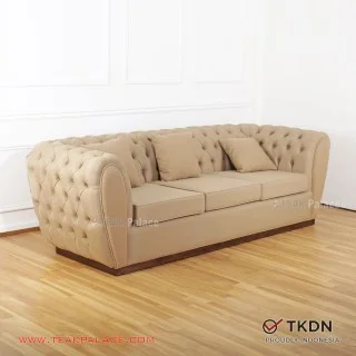 Sofa 3 Dudukan Mewah Chesterfield Modern Seri Divo TKDN