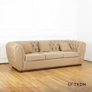 Sofa 3 Dudukan Mewah Chesterfield Modern Seri Divo TKDN