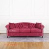 sofa mewah merah maroon minimalis modern emily 3 seater 59