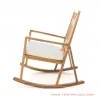 kursi goyang minimalis vienna salak brown with cushion 66