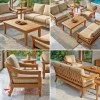 Sofa Ruang Tamu Elegan Minimalis Seri Benoa 321 - Kayu Jati Solid