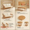 Sofa Ruang Tamu Elegan Minimalis Seri Benoa 321 - Kayu Jati Solid