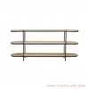 harrison natural black iron leg minimalist console table 52