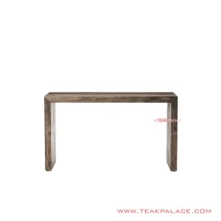 Meja Konsol Jati White Wash Rustic Seri Sukabumi