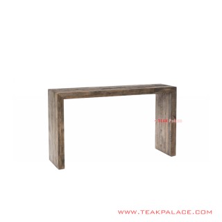 Meja Konsol Jati White Wash Rustic Seri Sukabumi
