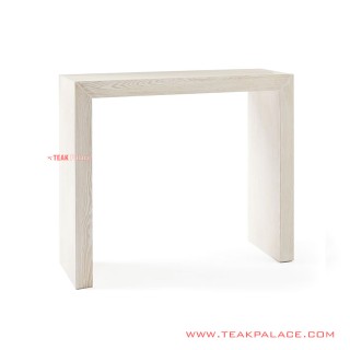 Meja Konsol Jati Sukabumi Putih Antik