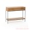 Console Table Iron Frame Top Teak Wood The Makassar Series