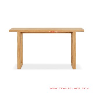 Meja Konsol Minimalis Melani Natural