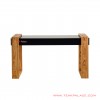 Meja Konsol Kayu Jati Hitam Kaki Golden Teak Seri Puglia meja konsol kayu jati hitam kaki golden teak seri puglia 63