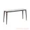 Minimalist Selvia Black Walnut Marble Console Table